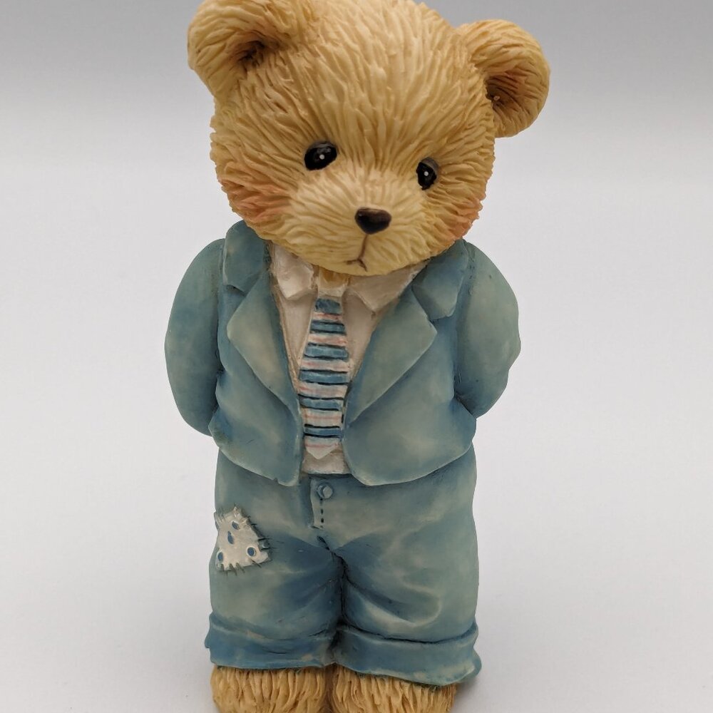 Vintage Cherished Teddies "A Father is the Bearer of Strength" (624888) 1993